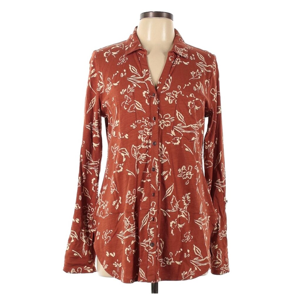 Rust print tunic